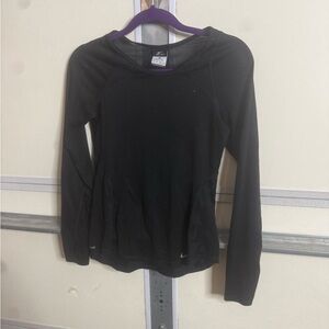 Nike Women's Black Long Sleeve Top